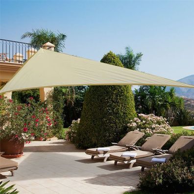 Tieniaca plachta proti slnku 4 x 4 x 4 m polyester | piesková