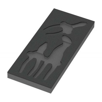 Wera 137380 Modul náradia - penová vložka 9880 pre kliešte Knipex Set 1 typ 9780. Bez náradia