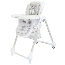 Baby Mix Detská jedálenská stolička Infant, sivá
