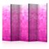 Paraván Pink pixel Dekorhome 225x172 cm (5-dielny)