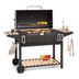 Klarstein Aberdeen Double Charcoal Grill Smoker Teplomer 2 bočné stoly mobilné