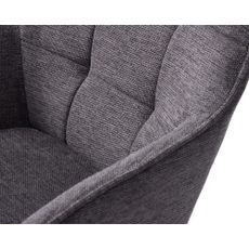 Tmavosivá jedálenská stolička Nolan – Unique Furniture