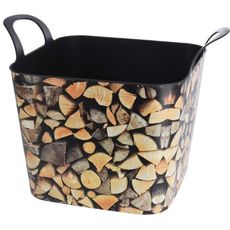 DekorStyle Kôš Kayu 36 L hnedý