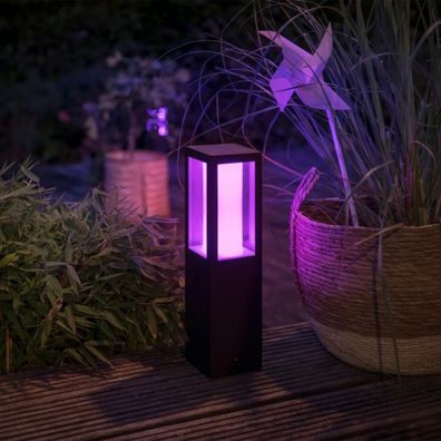 Philips 17431/30/P7 - LED RGB Vonkajšia lampa Hue IMPRESS LED/16W/230V IP44