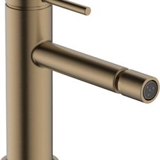 Bidetová batéria Hansgrohe Tecturis S s výpusťou kartáčovaný bronz 73201140