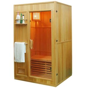 Suchá sauna s pieckou HARVIA 2,3 kW a izoláciou stien 121 x 106 x 192 cm