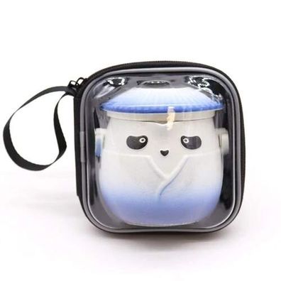 Čínska čajová súprava Panda modrá 500ml