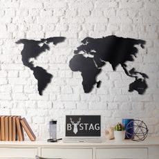 Nástenná mapa 120x60 cm Silhouette – Bystag