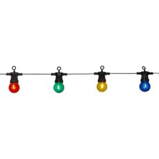 Farebný svetelná párty LED reťaz Star Trading Small Circus Filament, dĺžka 8,55 m