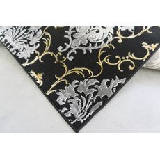 Berfin Dywany , Kusový koberec Elite 23282 Black Gold, 160x220, čiernobiela, obývacia izba