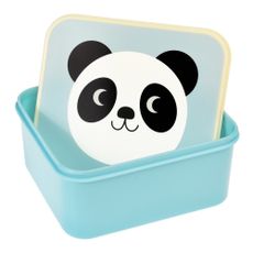 Modrý desiatový box Rex London Miko The Panda