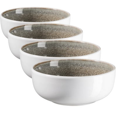 Mäser Súprava misiek Lunaria Brown 12 cm, 4 ks, 12 cm