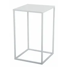 DekorStyle Stojan na kvety Ilja 40 cm biely