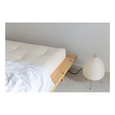 Biely mäkký futónový matrac 120x200 cm Triple latex – Karup Design