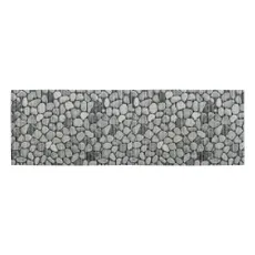 Sivá plastová kúpeľňová predložka 65x200 cm Sassi – Wenko