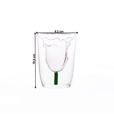 KONDELA Hotcolder Typ 27 termo pohár na víno (2 ks) 180 ml priehľadná