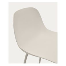 Krémová barová stolička (výška sedadla 74 cm) Altea – Kave Home