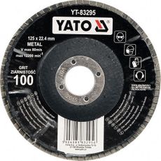Kotúč lamelový korundový 125 x 22,2 mm vypuklý brúsny P120 - YT-83296