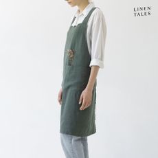 Ľanová zástera Crossback - Linen Tales