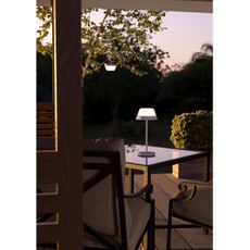 Eglo 900979-LED RGBW Stmievateľná vonkajšia lampa MEGGIANO 1,5W/5V IP54 fialová