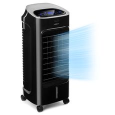 OneConcept Coolster, ochladzovač vzduchu, ventilátor, ionizátor, 60 W, 320 m3/h , 4 l, čierny