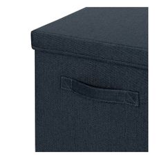 Tmavosivé látkové úložné boxy v súprave 2 ks s vekom 33x38x32.5 cm – Leitz