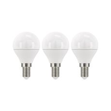 Súprava 3 LED žiaroviek EMOS Classic Mini Globe Neutral White, 5W E14