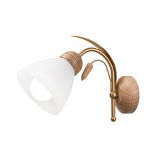 Nástenné svietidlo TULIPAN 1xE27/60W/230V dub