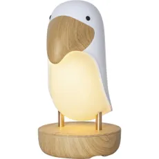 Bielo-hnedé LED detské nočné svetlo Toucan - Star Trading