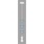 Bielo-modré detské svietidlo s kovovým tienidlom Single - Candellux Lighting