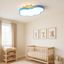 IKO LED stropná lampa s diaľkovým ovládačom – Modrý oblak