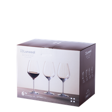 Poháre na červené víno 570 ml set 6 ks - Optima Line Glas Lunasol - 322686