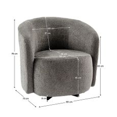 KONDELA Envy otočné konferenčné kreslo sivá / čierna