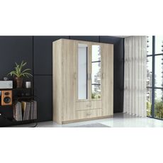 Skriňa ROMANA so zrkadlom 160 cm dub sonoma