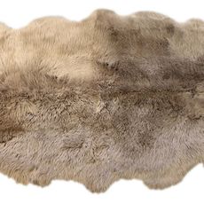 XXXL OVČIA KOŽUŠINA, 105/180 cm, platinová