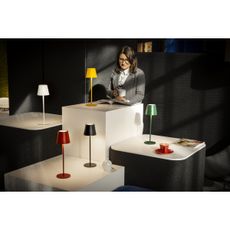 Kanlux 36322 - LED Stmievateľná stolná lampa INITA LED/1,2W/1800 mAh IP54 červená