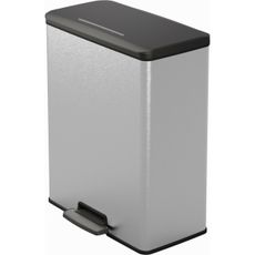 CURVER Deco Bin Odpadkový Kôš na triedený odpad Strieborná/čierna 26l 26l, 26 + 26 l