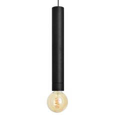 LED Luster na lanku TUBA 1xGU10/20W/230V čierna