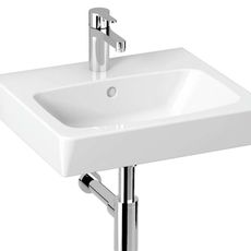 Jika Lyra plus - Umývadlo, 50x43 cm, s prepadom, s otvorom na batériu, biela H8103800001041