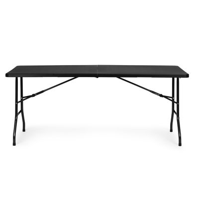 ModernHome Skladací cateringový stôl 180 cm - čierny ModernHome