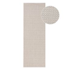 Sivý vonkajší koberec NORTHRUGS Coin, 80 x 200 cm