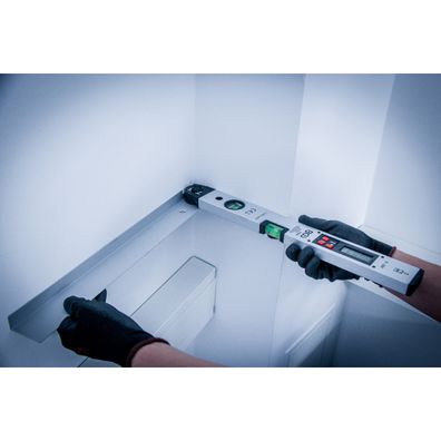 Digitálny LCD uhlomer s vodováhou | 450 mm, BGS 50440