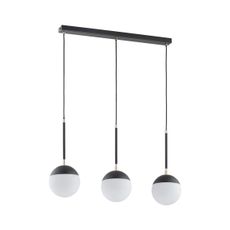 Luster na lanku VOLDA 3xE14/40W/230V čierna