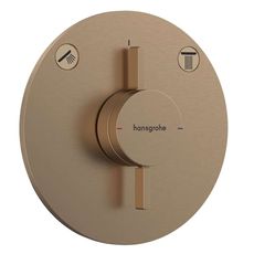 Hansgrohe DuoTurn S - Batéria pod omietku, na 2 spotrebiče, kefovaný bronz 75418140