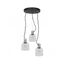 Luster na lanku BANCO 3xE27/60W/230V okrúhly číra