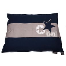 Luxusný vankúš pre psa Lex & Max Star 100 x 70 cm | tmavomodrý