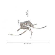 Leuchten Direkt 11995-55 - LED RGB Stmievateľný luster SWING LED/24,4W/230V + DO
