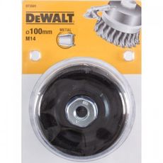 Drôtená kefa na krútené uzly dĺžka 24 mm priemer 100 mm pre uhlovú brúsku DeWALT DT3501