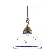 Kolarz 731.30.16 - Luster na lanku NONNA 1xE27/75W/230V pr. 20 cm modrá