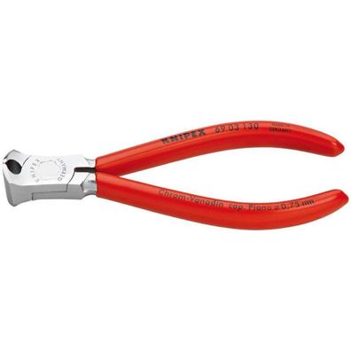 Strihacie kliešte pre mechanikov 130 mm KNIPEX 69 03 130 - chrómované, plastové puzdrá